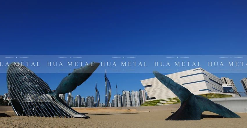 Forged Bronze Whale Statue